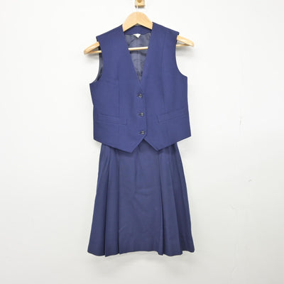 【中古】埼玉県 大宮光陵高等学校 女子制服 4点（ブレザー・ニット・ベスト・スカート）sf039318