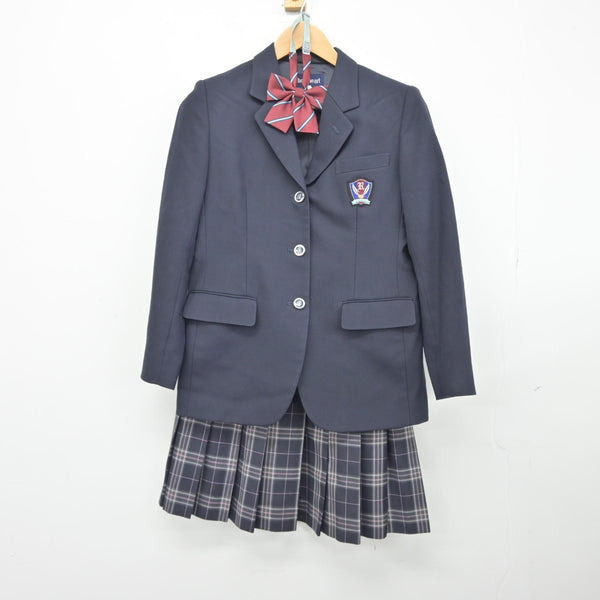 【中古】千葉県 麗澤中学・高等学校 女子制服 4点（ブレザー・ニット・スカート）sf039319 | 中古制服通販パレイド