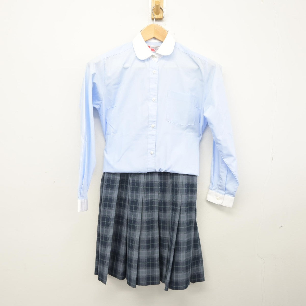 【中古】東京都 東京文理学院高等学校 女子制服 2点（シャツ・スカート）sf039327