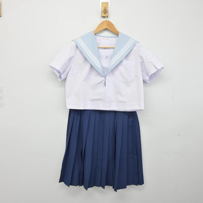 【中古】愛知県 愛知淑徳高等学校 女子制服 3点（セーラー服・スカート）sf039329