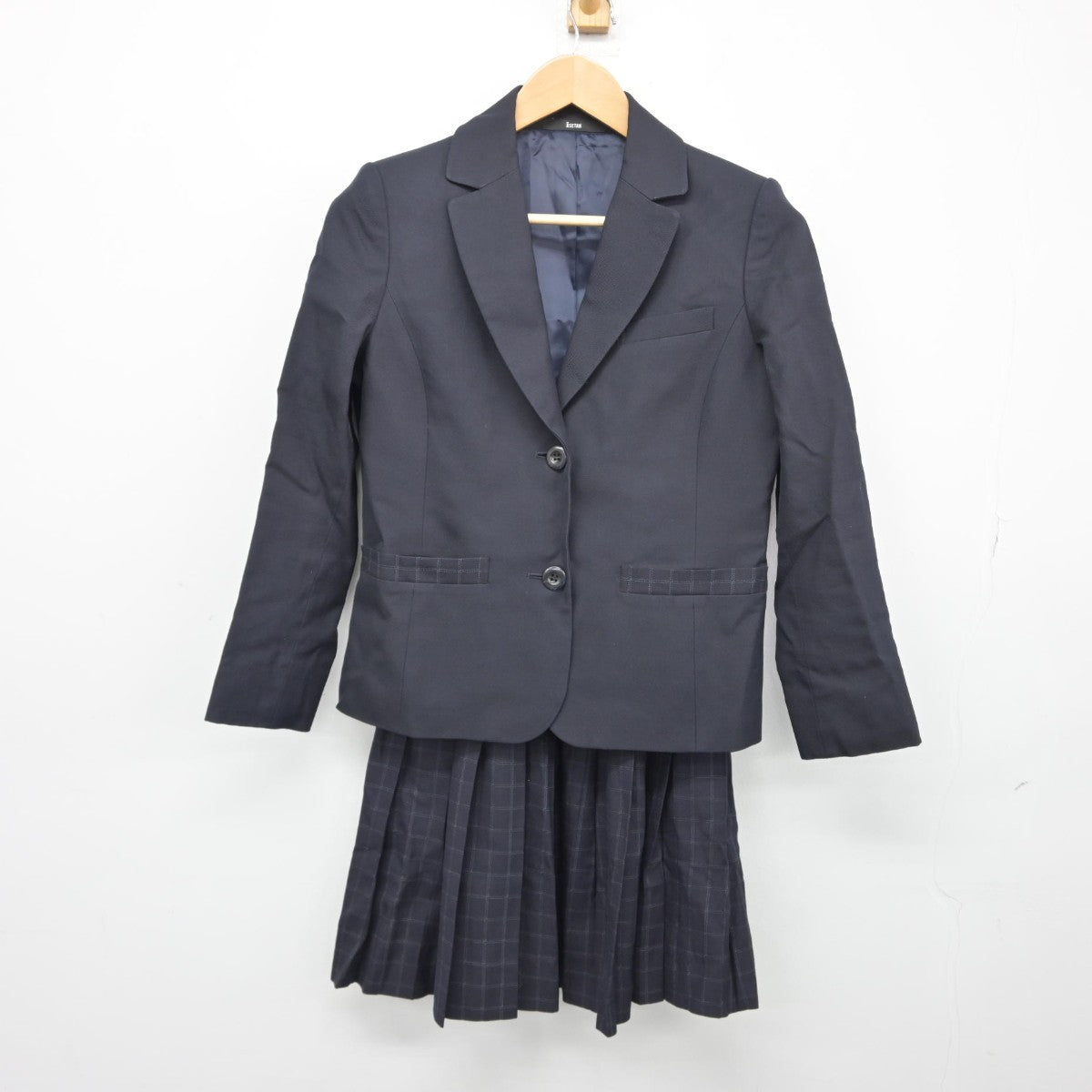 【中古】東京都 三輪田学園中学校高等学校 女子制服 3点（ブレザー・ニット・スカート）sf039392