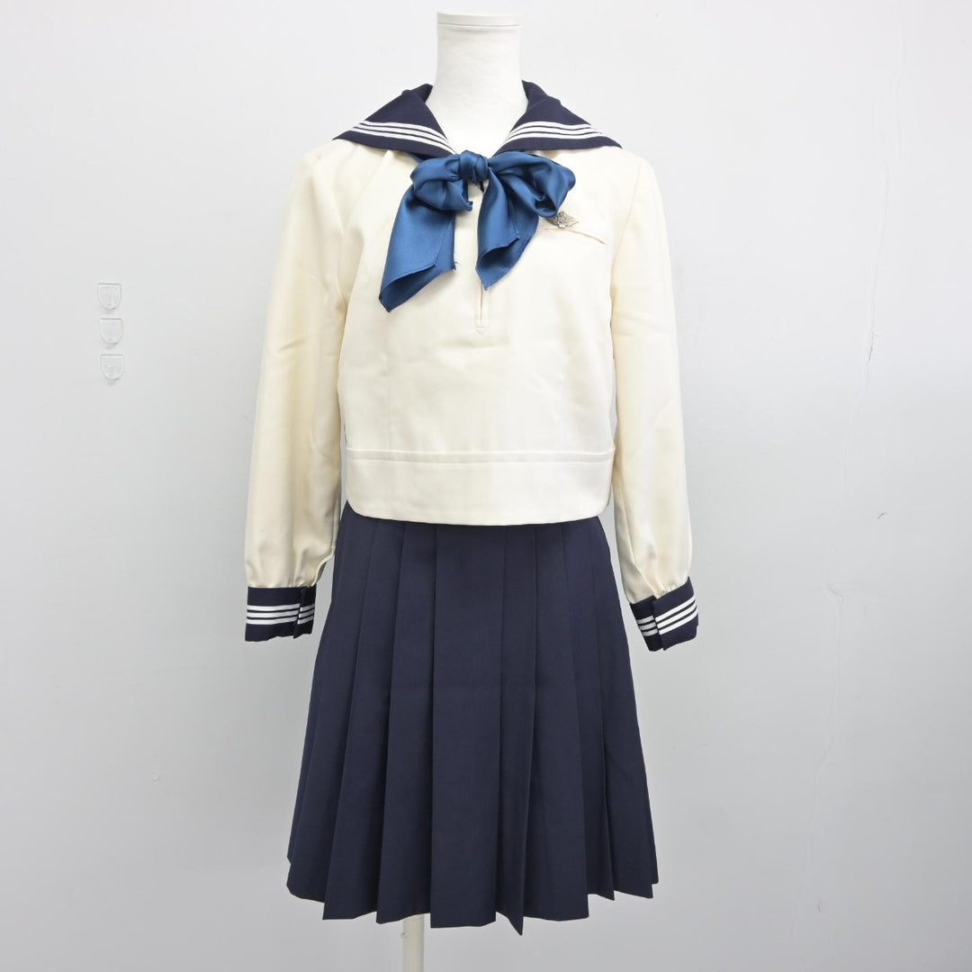 中古】東京都 東京女学館中学校高等学校 女子制服 4点（セーラー服・スカート）sf039399 | 中古制服通販パレイド