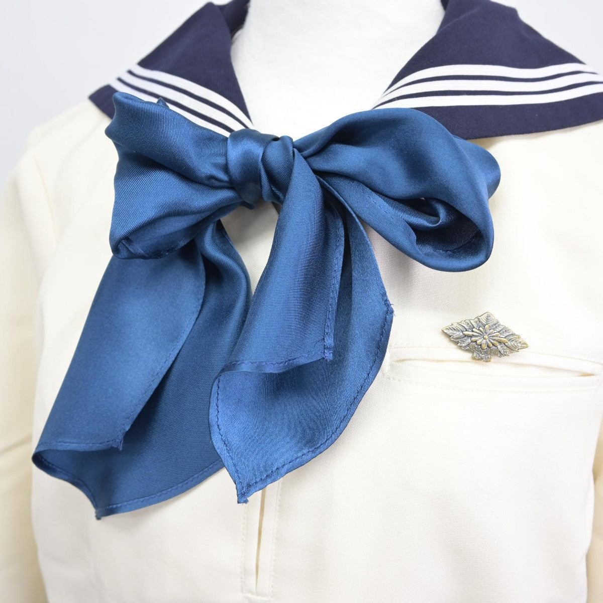 【中古】東京都 東京女学館中学校高等学校 女子制服 4点（セーラー服・スカート）sf039399