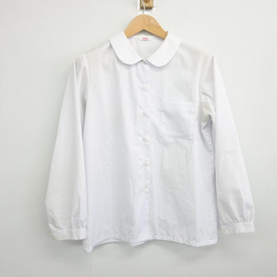 【中古】東京都 瑞江中学校 女子制服 2点（ニット・シャツ）sf039405