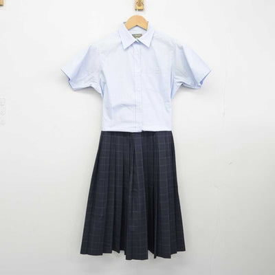 【中古】東京都 立石中学校 女子制服 3点（シャツ・スカート）sf039439