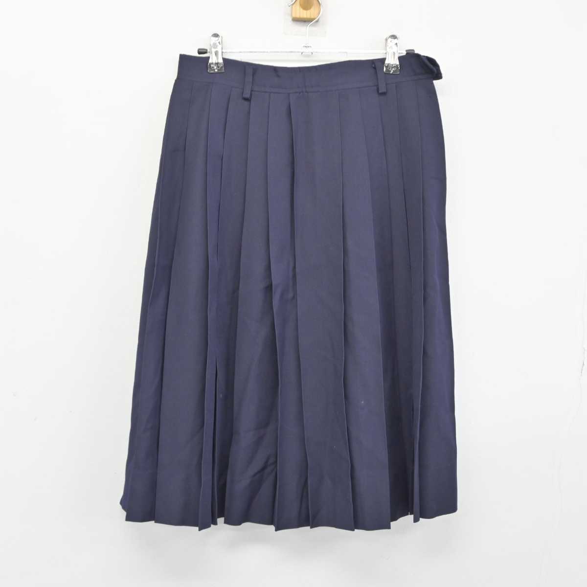 【中古】東京都 松蔭学園 松蔭中学校 女子制服 2点（シャツ・スカート）sf039445