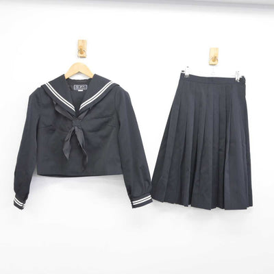 【中古】北海道 厚南中学校 女子制服 3点（セーラー服・スカート）sf039450