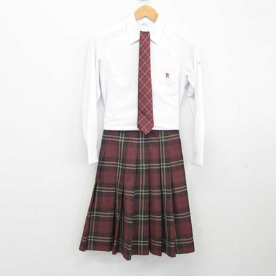 【中古】広島県 広陵高等学校 女子制服 5点（ブレザー・シャツ・スカート）sf039453