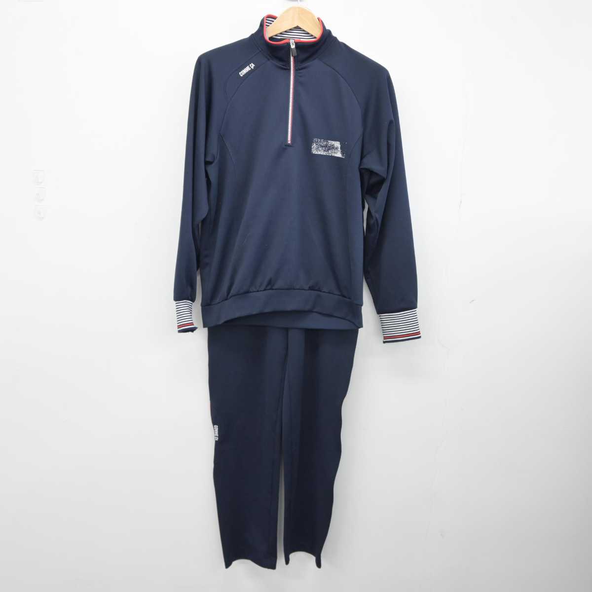 【中古】栃木県 宮の原中学校 女子制服 3点（ジャージ 上・体操服 上・ジャージ 下）sf039461