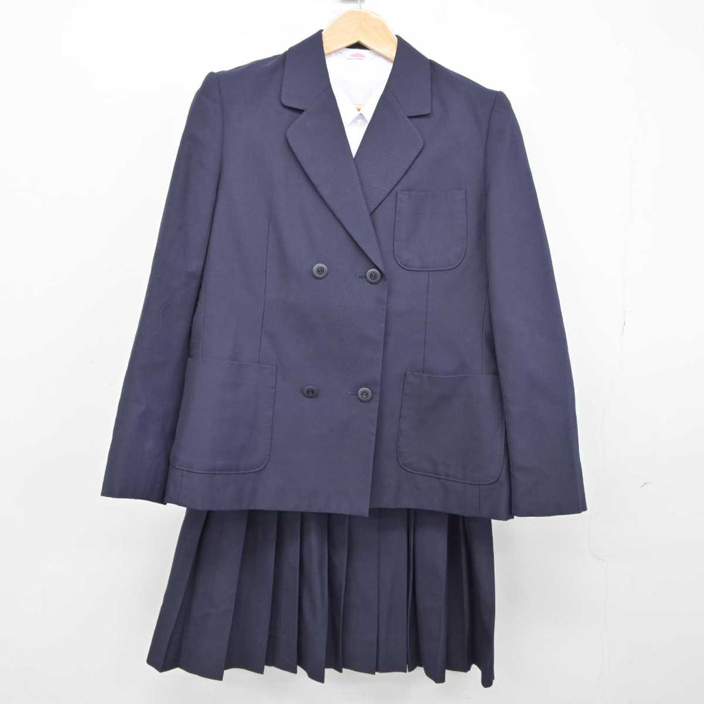 【中古】栃木県 宮の原中学校 女子制服 3点（ブレザー・シャツ 