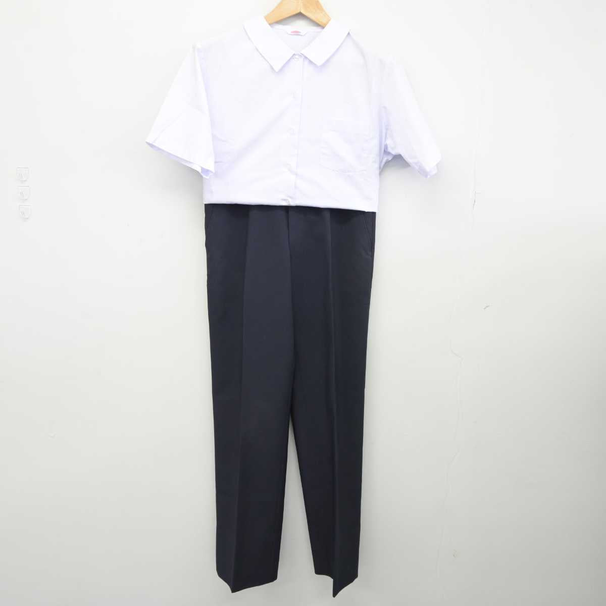 【中古】栃木県 宮の原中学校 女子制服 3点（シャツ・スカート・ズボン）sf039466