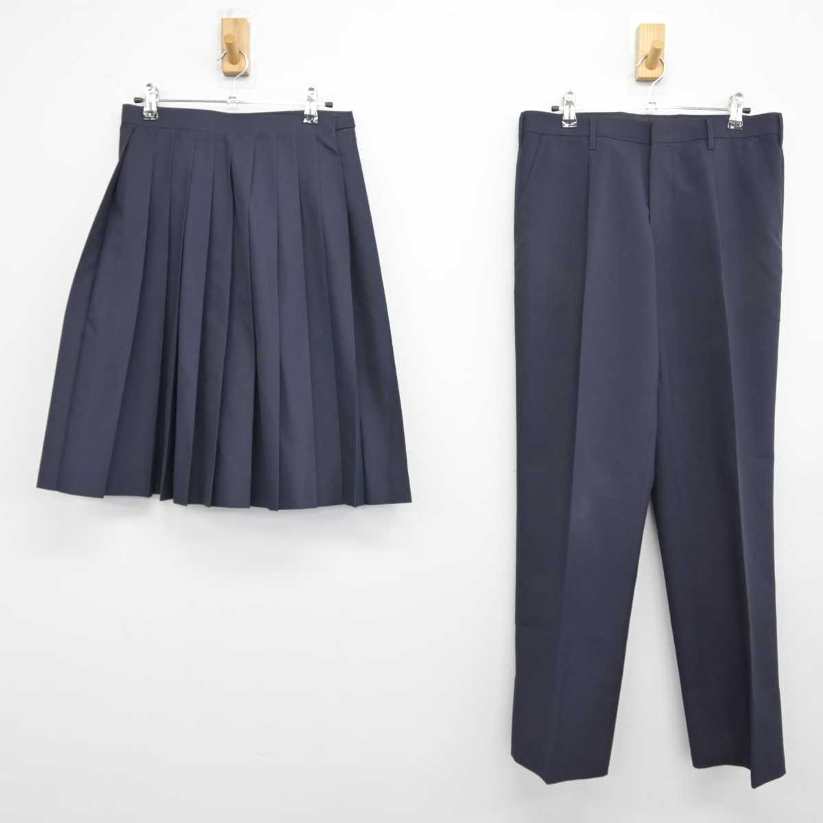 【中古】栃木県 宮の原中学校 女子制服 3点（シャツ・スカート・ズボン）sf039466