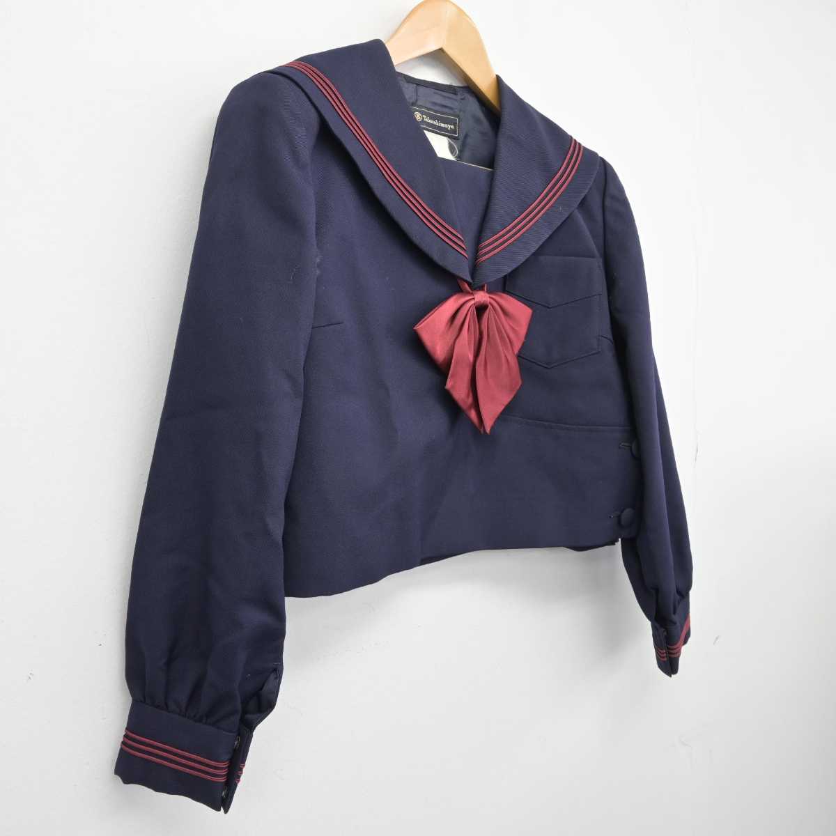 【中古】神奈川県 横浜隼人高等学校 女子制服 1点（セーラー服）sf039499