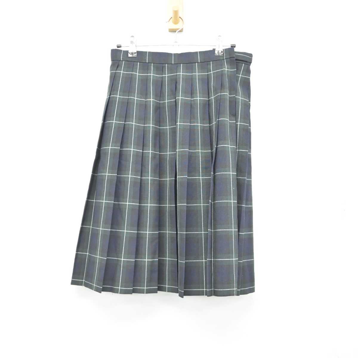 【中古】大阪府 清明学院高等学校 女子制服 3点（ニットベスト・シャツ・スカート）sf039536