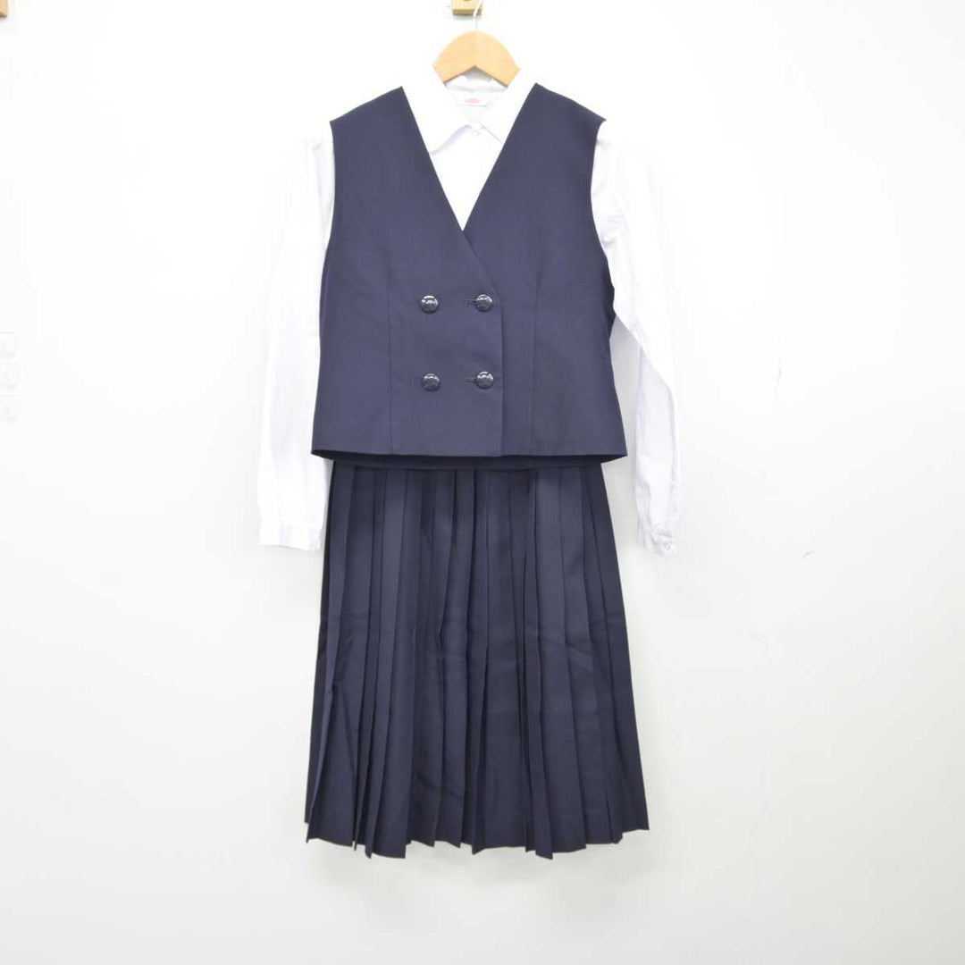 中古】兵庫県 姫路商業高等学校 女子制服 4点（ブレザー・ベスト