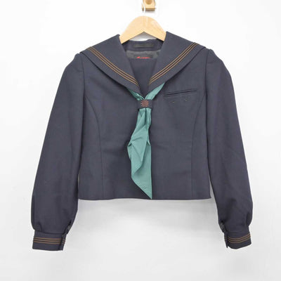 【中古】東京都 大森第四中学校 女子制服 3点（セーラー服・スカート）sf039554