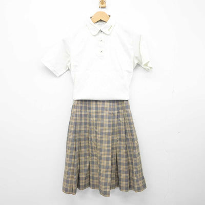 【中古】三重県 高田学苑高田中学校高等学校 女子制服 2点（シャツ・スカート）sf039556