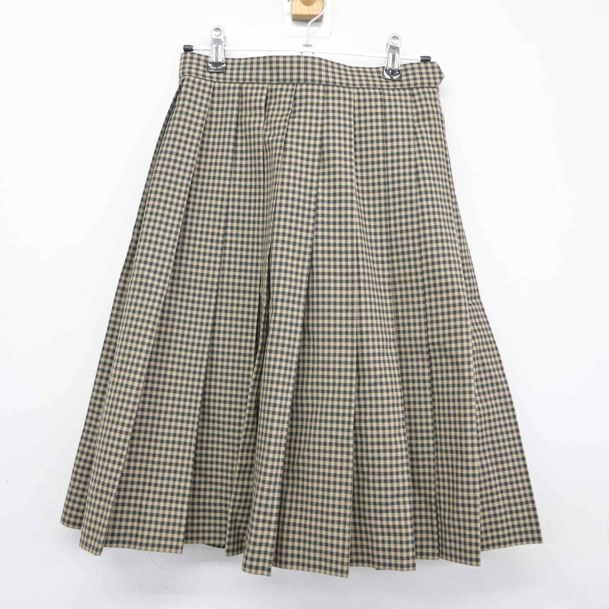 【中古】三重県 高田学苑高田中学校高等学校 女子制服 2点（シャツ・スカート）sf039557