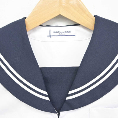 【中古】北海道 千歳高等学校 女子制服 1点（セーラー服）sf039559