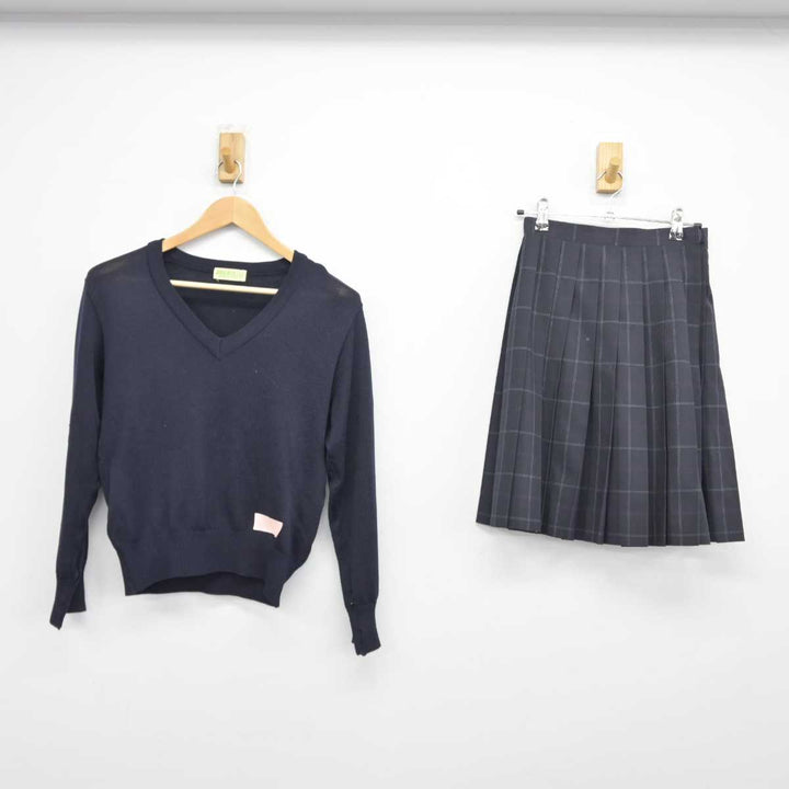 中古】東京都 大妻中野中学校高等学校 女子制服 2点（ニット・スカート）sf039566 | 中古制服通販パレイド