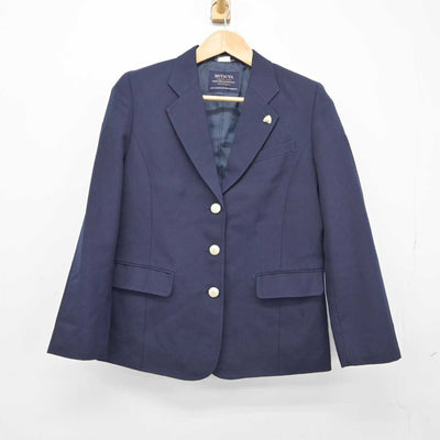 【中古】熊本県 必由館高等学校 女子制服 4点（ブレザー・シャツ・ジャンパースカート）sf039586