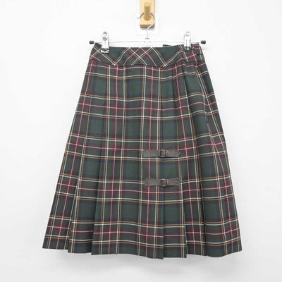 【中古】東京都 八王子実践高等学校 女子制服 2点（ニット・スカート）sf039593