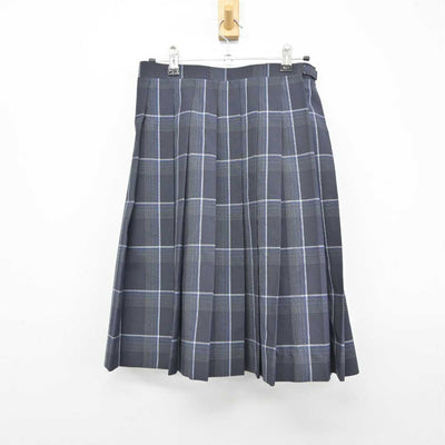 【中古】神奈川県 塚越中学校 女子制服 3点（ニットベスト・シャツ・スカート）sf039606