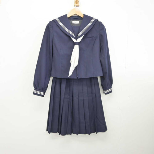 中古制服】北海道 北海道恵庭北高等学校 女子制服 5点（セーラー服 ...