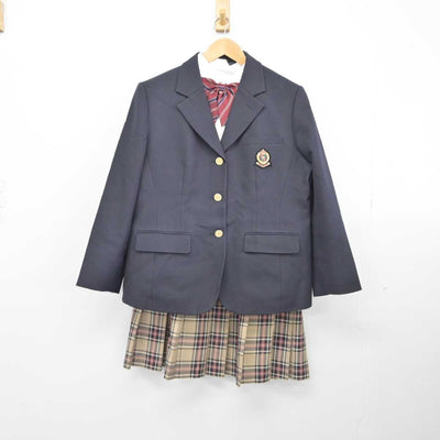 【中古】静岡県 飛龍高等学校 女子制服 4点（ブレザー・シャツ・スカート）sf039611