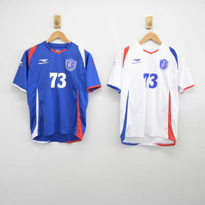 【中古】東京都 東京国際大学/サッカー部ユニフォーム 女子制服 2点（部活ユニフォーム 上）sf039624