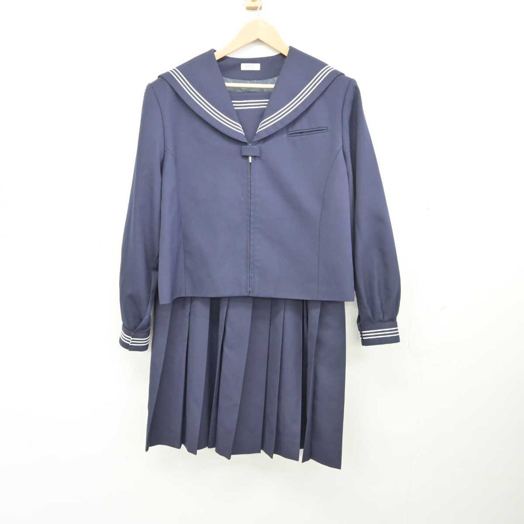 【中古】秋田県 秋田南中学校 女子制服 2点（セーラー服・スカート）sf039633 | 中古制服通販パレイド