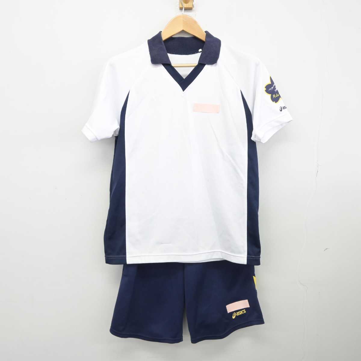 【中古】富山県 片山学園中学校高等学校 女子制服 2点（体操服 上・体操服 下）sf039646