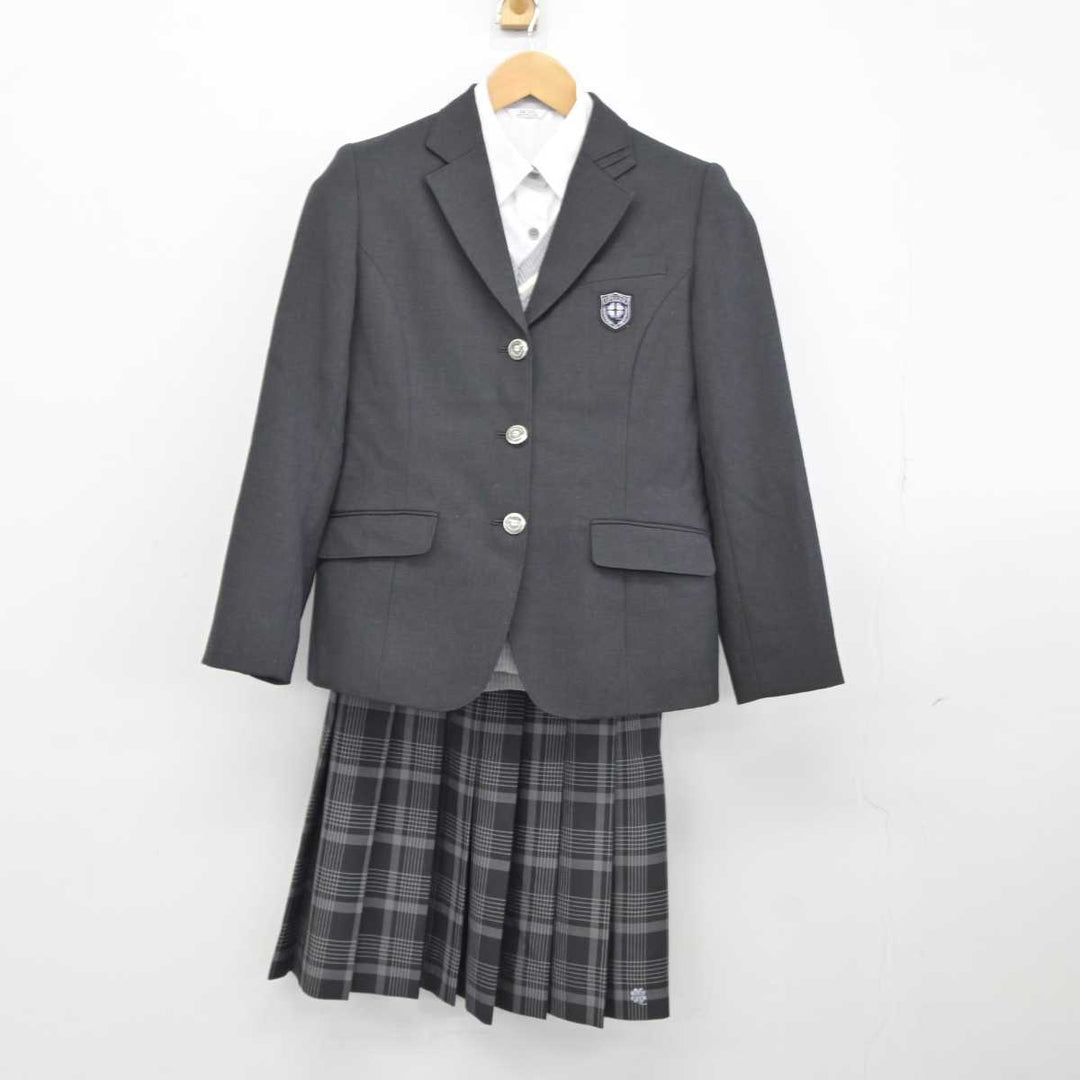 【中古】 ０１７平安文学選/さつき書院 中古】大阪府 樟蔭高等学校 女子制服 5点（セーラー服・スカート