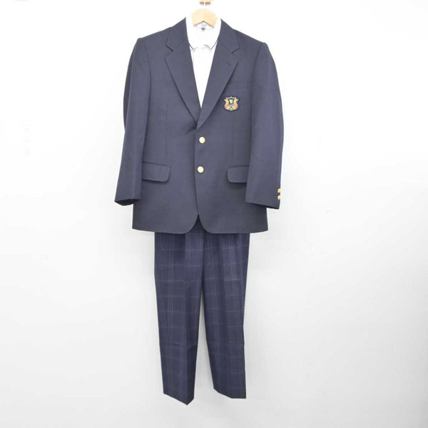 【中古】大阪府 矢田西中学校 男子制服 5点（ブレザー・シャツ・ズボン）sf039693 | 中古制服通販パレイド