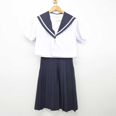 【中古】愛知県 刈谷北高等学校 女子制服 2点（セーラー服・スカート）sf039703