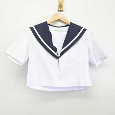 【中古】愛知県 刈谷北高等学校 女子制服 2点（セーラー服・スカート）sf039703