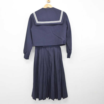 【中古】大阪府 大府中学校 女子制服 2点（セーラー服・スカート）sf039708