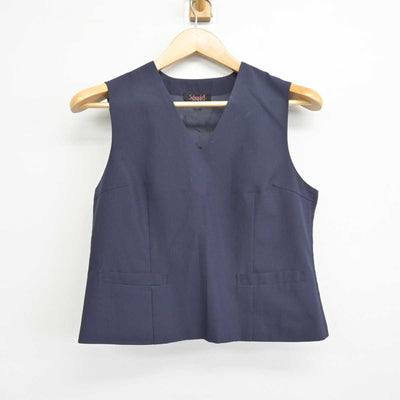 【中古】富山県 和合中学校 女子制服 2点（ベスト・スカート）sf039720