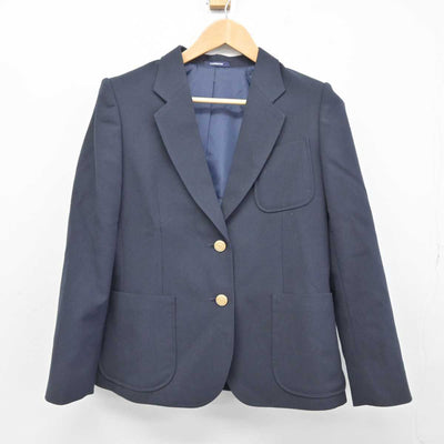 【中古】熊本県 力合中学校 女子制服 4点（ブレザー・シャツ・スカート）sf039727