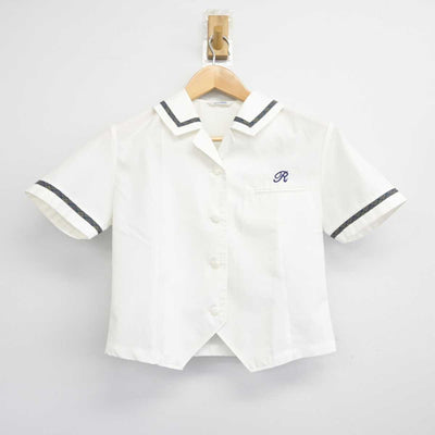 【中古】熊本県 力合中学校 女子制服 2点（シャツ・スカート）sf039728
