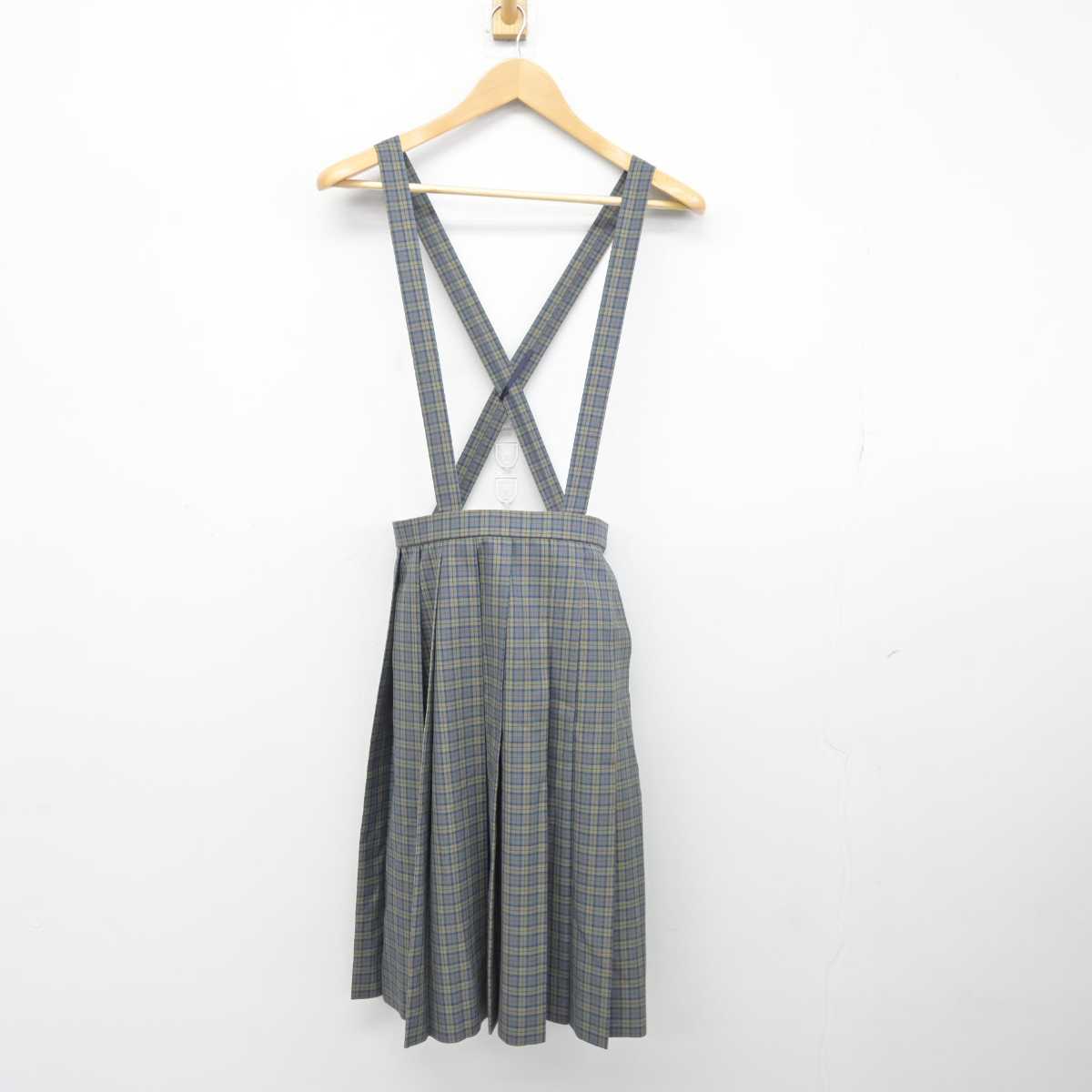 【中古】熊本県 力合中学校 女子制服 2点（シャツ・スカート）sf039728