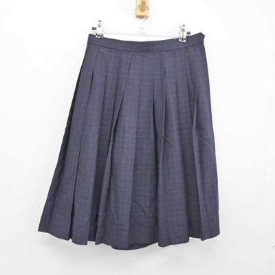 【中古】福岡県 福岡市内中学新標準服 女子制服 2点（シャツ・スカート）sf039735