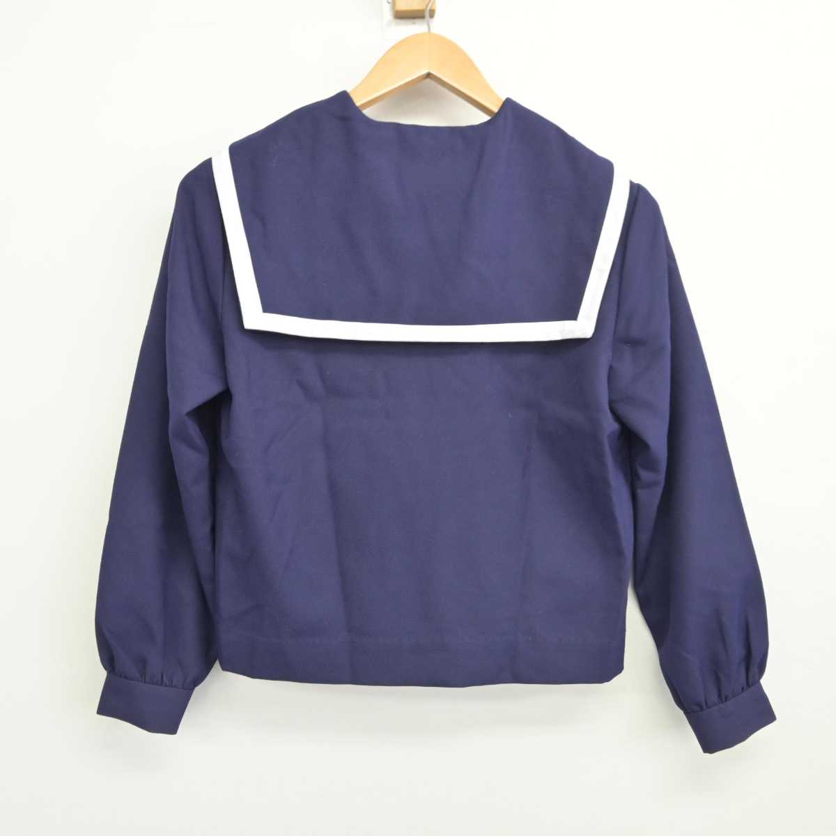 【中古】沖縄県 豊見城中学校 女子制服 3点（セーラー服・スカート）sf039736