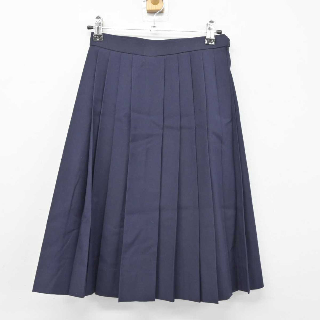 中古】山梨県 都留高等学校 女子制服 3点（ニット・セーラー服