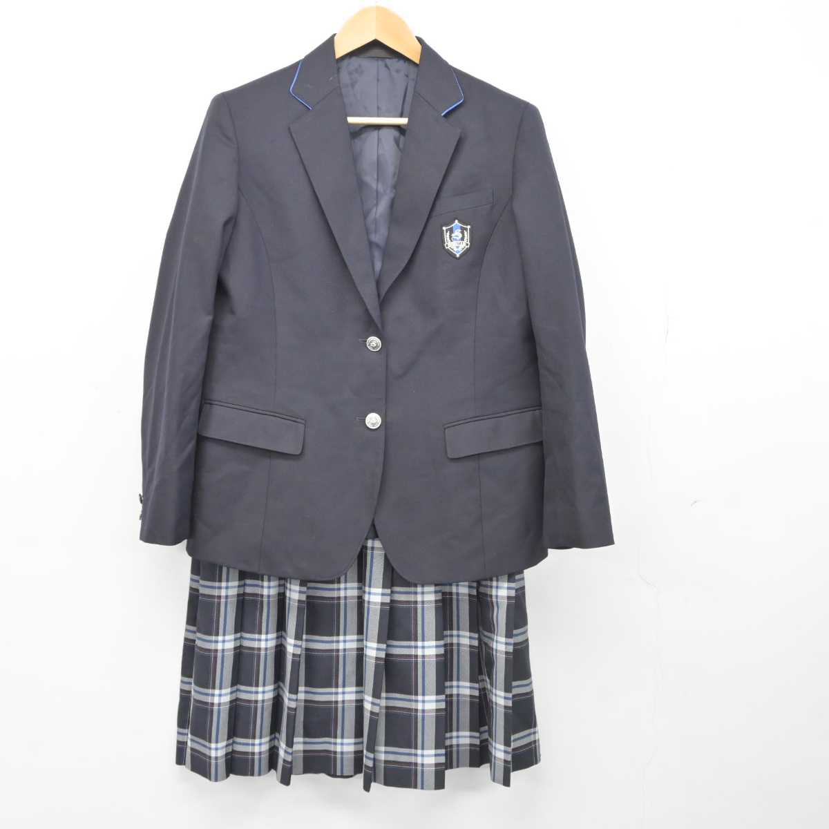 【中古】東京都 渋谷高等学校 女子制服 2点（ブレザー・スカート）sf039795