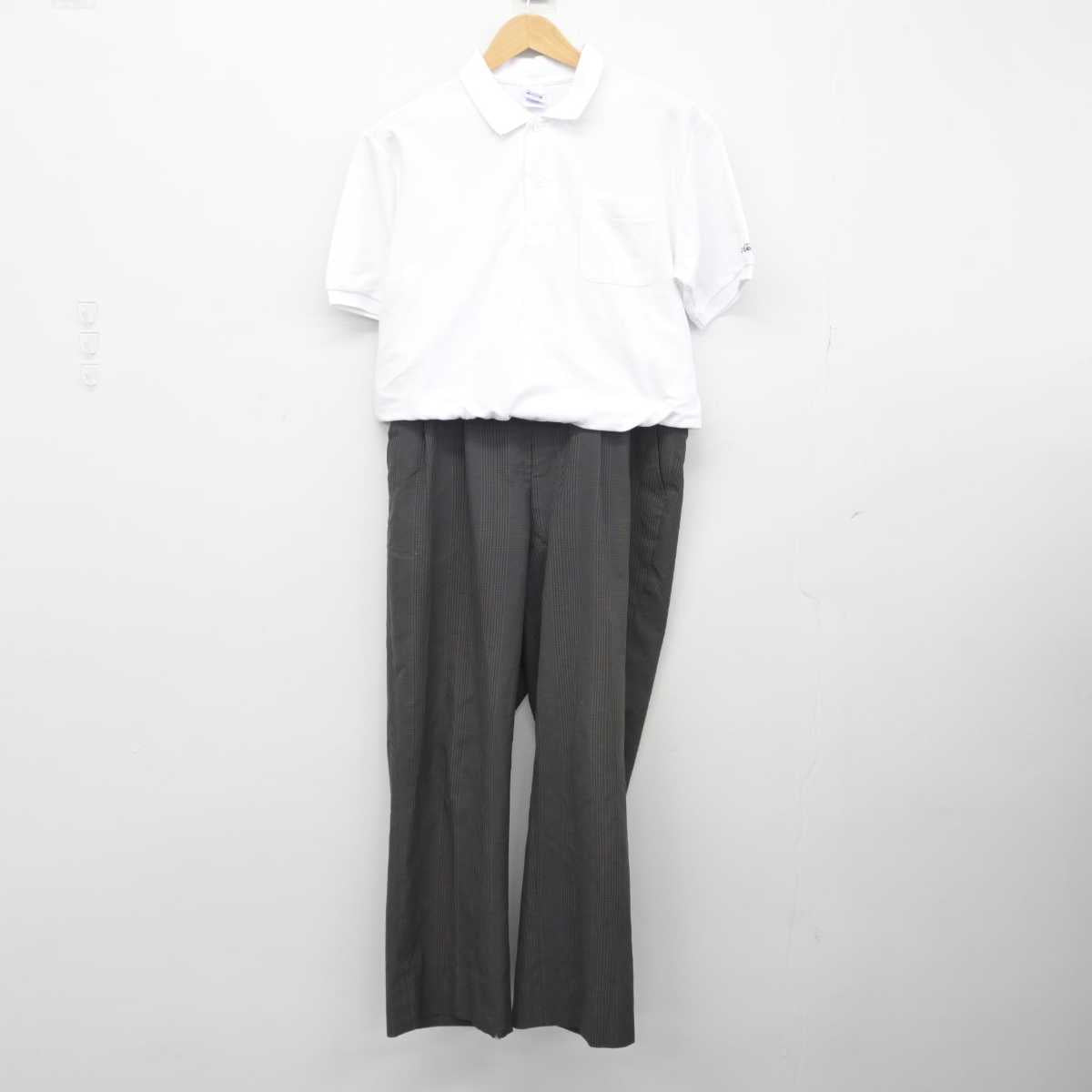 【中古】大阪府 泉尾工業高等学校 男子制服 3点（シャツ・ズボン）sf039797