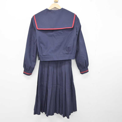 【中古】石川県 高尾台中学校 女子制服 3点（セーラー服・スカート）sf039804