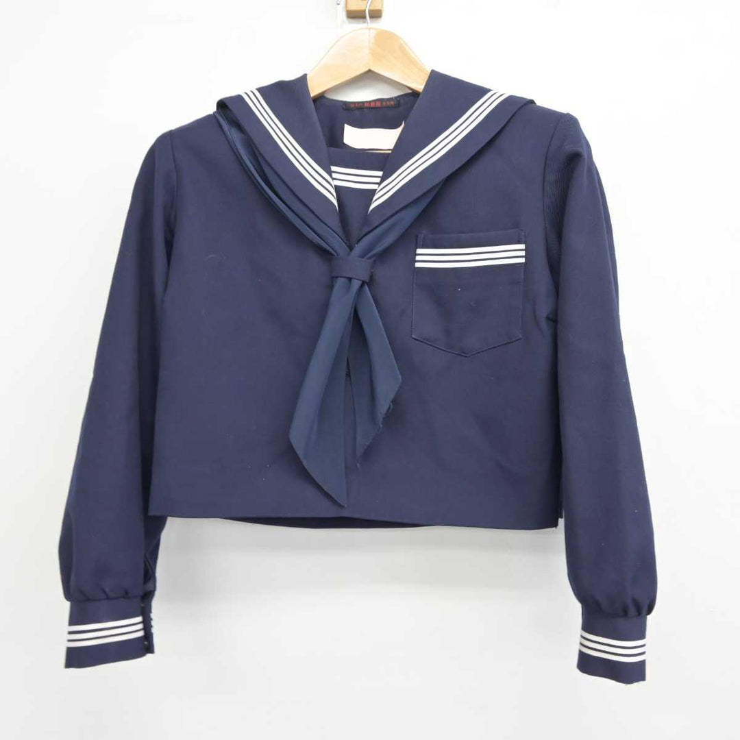 【中古】兵庫県 加古川中学校 女子制服 3点（セーラー服・スカート）sf039808 | 中古制服通販パレイド