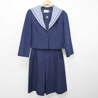 【中古】千葉県 貝塚中学校 女子制服 2点（セーラー服・スカート）sf039816