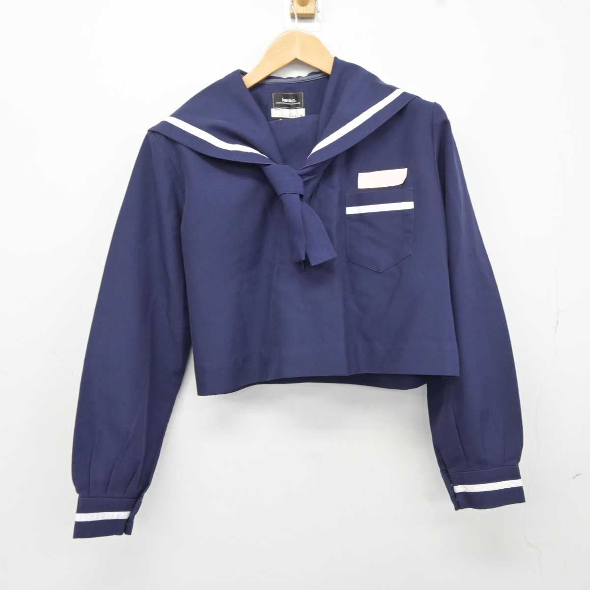 【中古】沖縄県 玉城中学校 女子制服 3点（セーラー服・スカート）sf039818